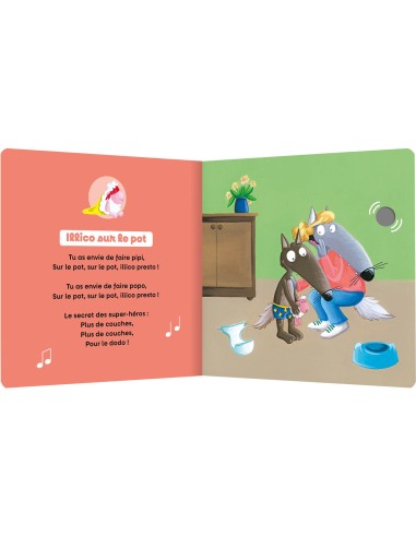 P'tit Loup - Mes comptines pour bien grandir - Auzou