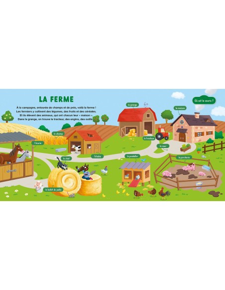 Mon doc p'tit loup - La ferme - Auzou