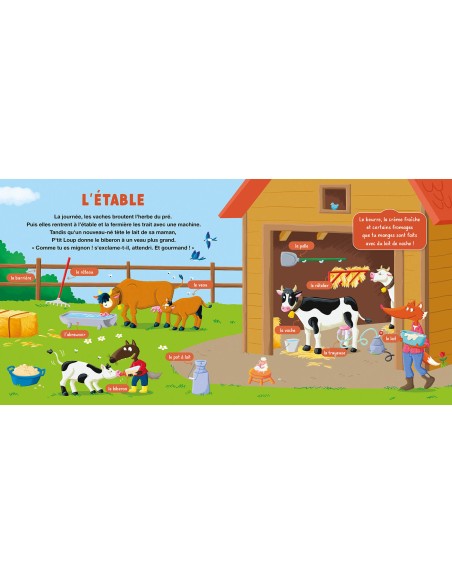 Mon doc p'tit loup - La ferme - Auzou