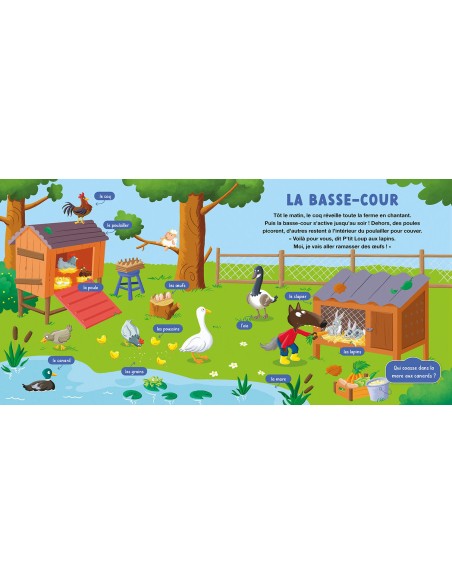 Mon doc p'tit loup - La ferme - Auzou