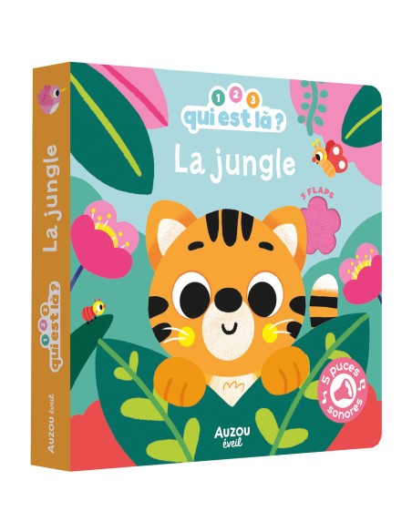 1, 2, 3, qui est là ? - La jungle - Auzou