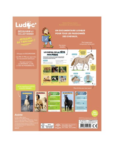 Ludoc - Découvrir et collectionner : les chevaux - Auzou