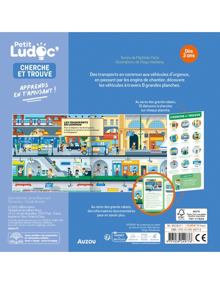 P'tit ludoc - Cherche et trouve : les véhicules - Auzou