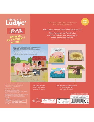 P'tit ludoc - Soulève les flaps : les animaux de la ferme - Auzou