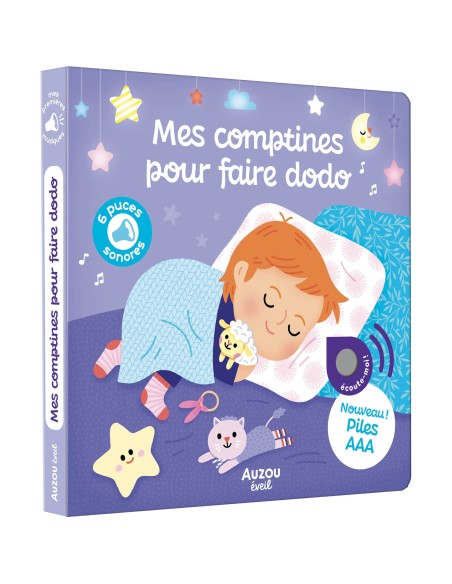 Mes premiers sonores - Mes comptines pour faire dodo - Auzou