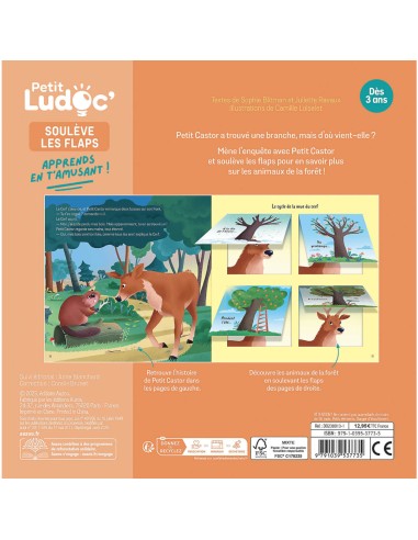 P'tit ludoc - Soulève les flaps : les animaux de la forêt - Auzou