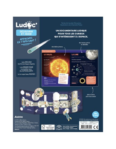 Ludoc - Découvrir et jouer - L'espace - Auzou