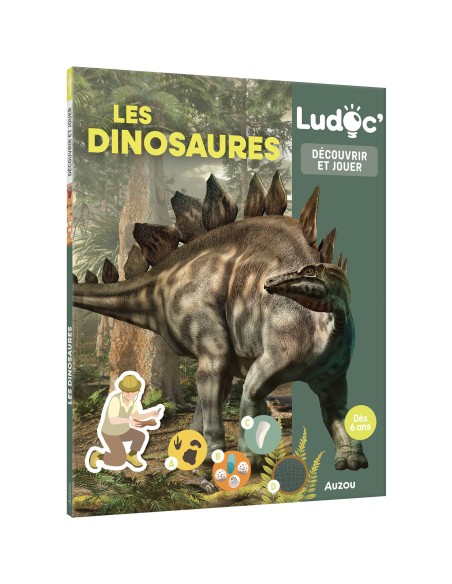 Ludoc - Découvrir et jouer - Les dinosaures - Auzou