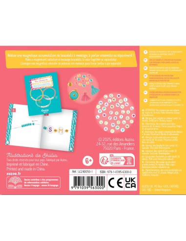 Mon superbe bijou - Ma collection de bracelets à message - Auzou