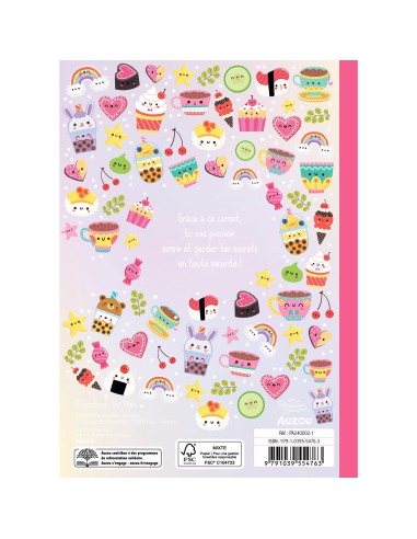 Ma papeterie créative - Mon carnet secret bijou kawaii - Auzou