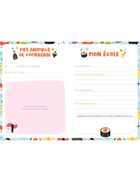 Ma papeterie créative - Mon carnet secret bijou kawaii - Auzou