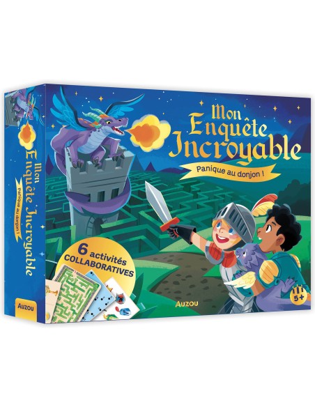 Mon enquête incroyable - Panique au donjon ! - Auzou