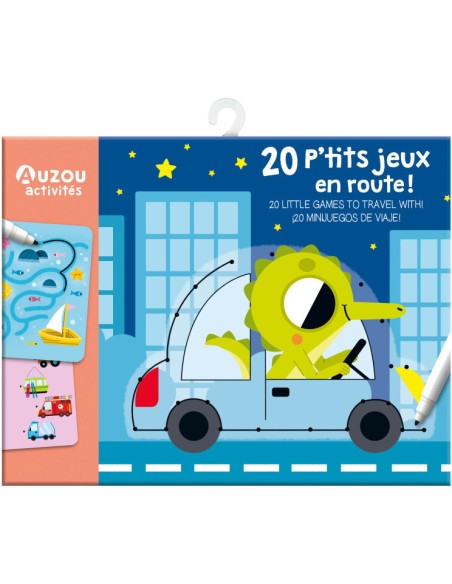 Ma Pochette De Jeux - 20 P'Tits Jeux - En Route ! - Auzou
