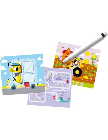 Ma Pochette De Jeux - 20 P'Tits Jeux - En Route ! - Auzou