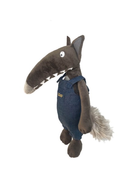 Ma peluche loup jardinier - Auzou