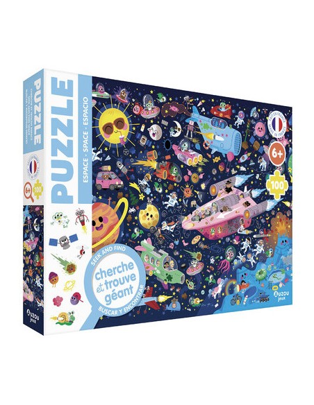 Puzzle Cherche Et Trouve - Dans L Espace - Auzou