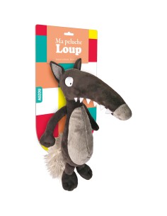 Ma peluche loup nue - Auzou
