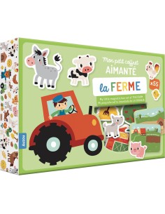 Mon petit coffret aimanté - La ferme - Auzou