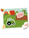Mon petit coffret aimanté - La ferme - Auzou