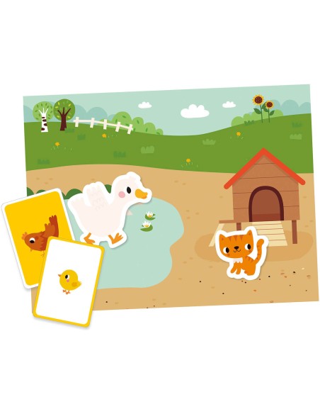 Mon petit coffret aimanté - La ferme - Auzou