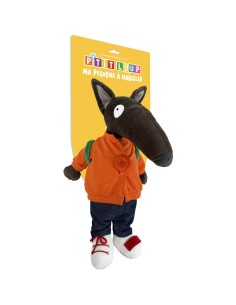 P'tit loup - Ma peluche à habiller - Auzou