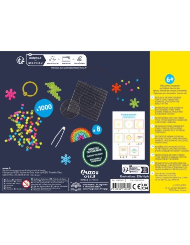 Ma Pochette D'Artiste - Perles A Repasser - Brillent Dans Le Noir ! - Auzou