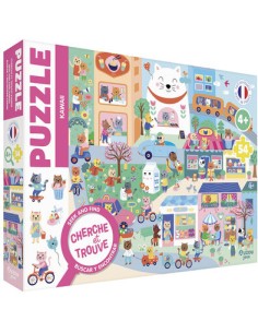 Puzzle Cherche Et Trouve - Kawaii - Auzou