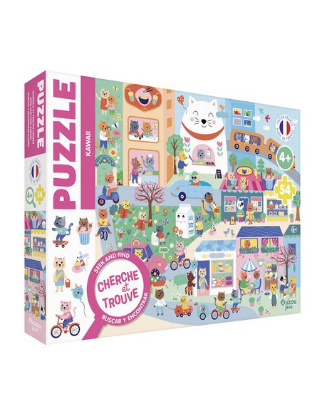 Puzzle Cherche Et Trouve - Kawaii - Auzou
