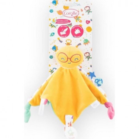 Doudou Corolle Jaune Carré Lune