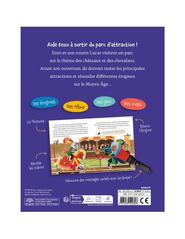 Mon roman énigme - Mes premières enquêtes - Le parc des chevaliers - Auzou