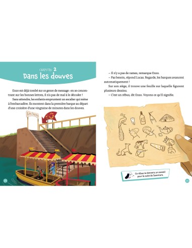 Mon roman énigme - Mes premières enquêtes - Le parc des chevaliers - Auzou