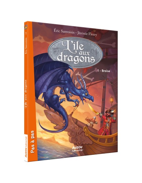 L'île aux dragons - Tome 1 - Braise - Auzou