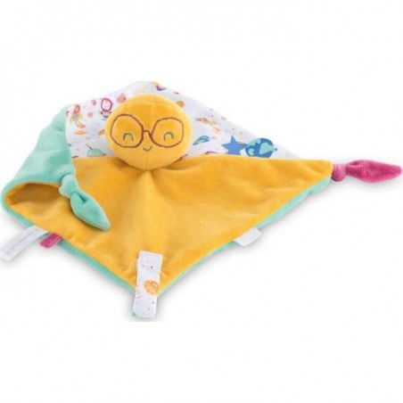 Doudou Corolle Jaune Carré Lune