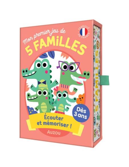 Mon premier jeu de 5 Familles - Un jeu - Auzou