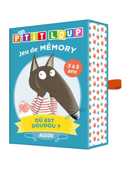 P'tit Loup - Jeu de Mémory - Où est doudou ? - Jeux de société - Auzou