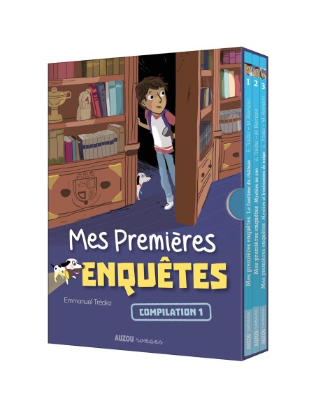 Coffret bibliothèque 1 - Mes premières enquêtes - Tomes 1 à 3 - Auzou