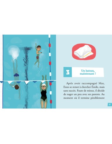 Mes premières enquêtes - Tome 4 - Remous à la piscine - Auzou