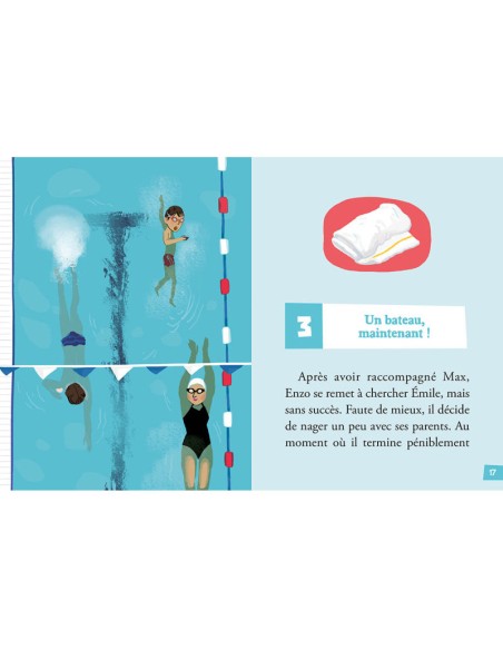 Mes premières enquêtes - Tome 4 - Remous à la piscine - Auzou