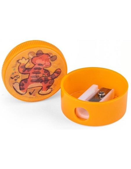 Taille crayon lenticulaire orange - Papeterie enfant - Moulin Roty