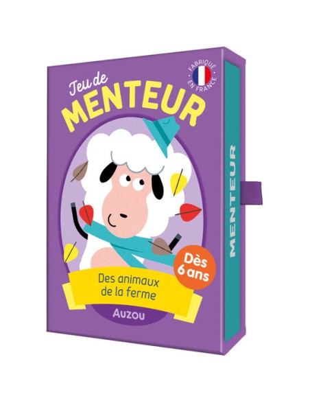 Jeu de menteur des animaux de la ferme - editions - Auzou