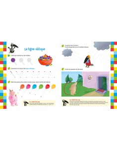 Je me prépare à l'écriture avec loup - Les tracés et les formes - Auzou 2