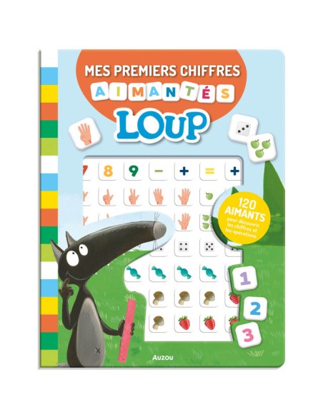 Mes premiers chiffres aimantés Loup - Auzou