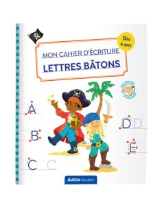 Mon Cahier D'Ecriture - Lettres Batons - Pirates - Auzou