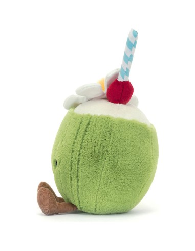 Jellycat Peluche noix de coco d'Aruba Amuseables Aruba Coconut