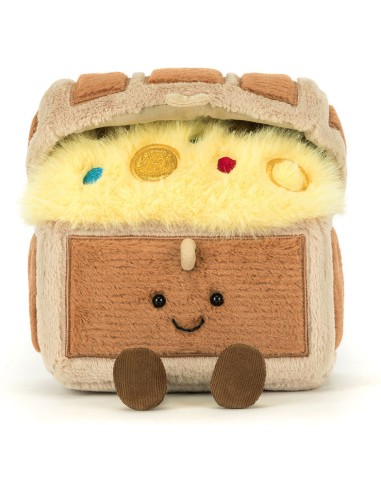Jellycat Peluche Coffre au trésor Amuseables Treasure Chest
