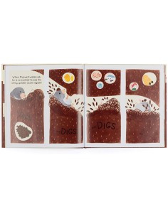 Jellycat Peluche Muswell Mole and the Buried Treasure Book 2