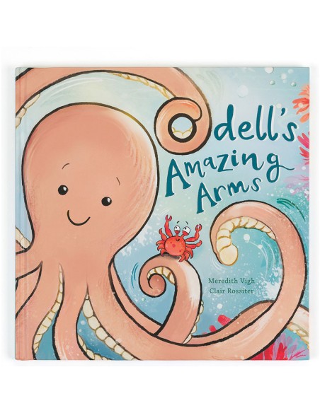 Jellycat Peluche Odell's Amazing Arms Book