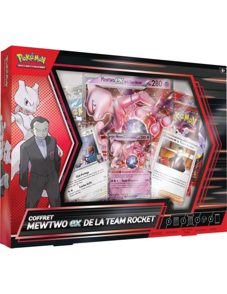 Coffret Mewtwo-ex Team Rocket Juin25 - Pokemon