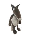 La peluche loup de taille moyenne - Auzou