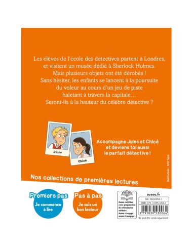 Mes enquêtes à l'école des détectives - Plus forts que sherlock holmes ! - Auzou